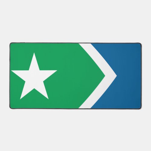 Flag of Cedar Rapids Iowa Desk Mat