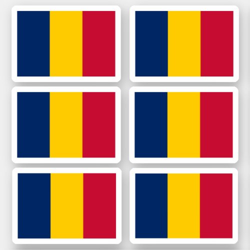 Flag of Chad _ a collection Sticker