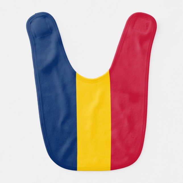 Flag of Chad Baby Bib (Front)