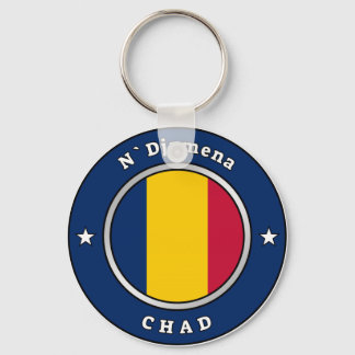 Flag Of Chad Keychain