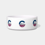 Flag of Chandler, Arizona Bowl<br><div class="desc">Pet Bowl with a design with the flag of Chandler,  Arizona. A white flag with a seal in the center</div>