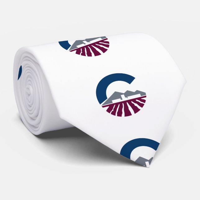 Flag of Chandler, Arizona Neck Tie (Rolled)