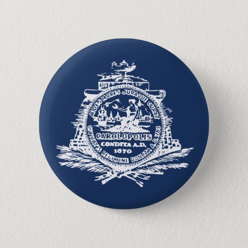 Flag of Charleston South Carolina Button