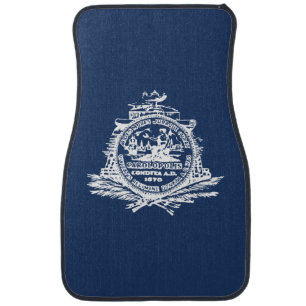 Flag of Charleston, South Carolina Car Mat