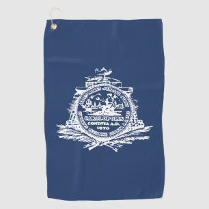 Flag of Charleston, South Carolina Golf Towel