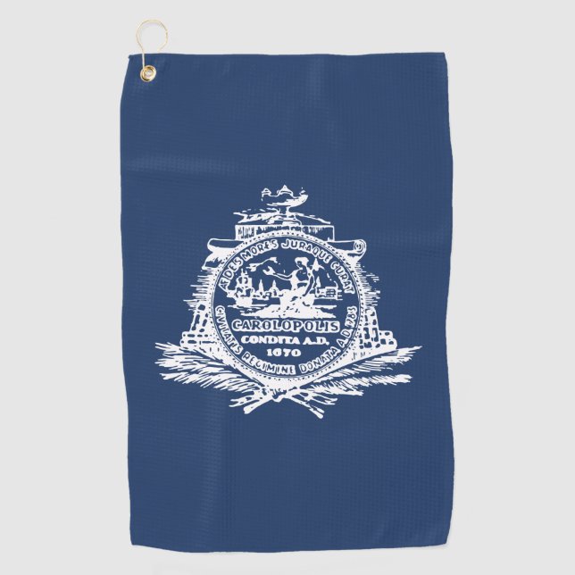 Flag of Charleston, South Carolina  Golf Towel (Front)