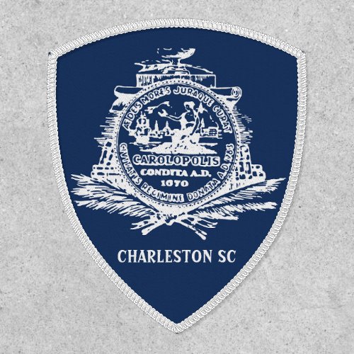 Flag of Charleston South Carolina Patch