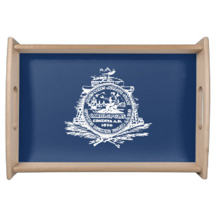 Flag of Charleston, South Carolina Serving Tray