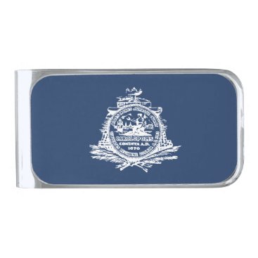 Flag of Charleston, South Carolina Silver Finish Money Clip Flag of Charleston, South Carolina Silver Finish Money Clip