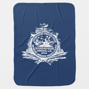 Flag of Charleston, South Carolina Swaddle Blanket