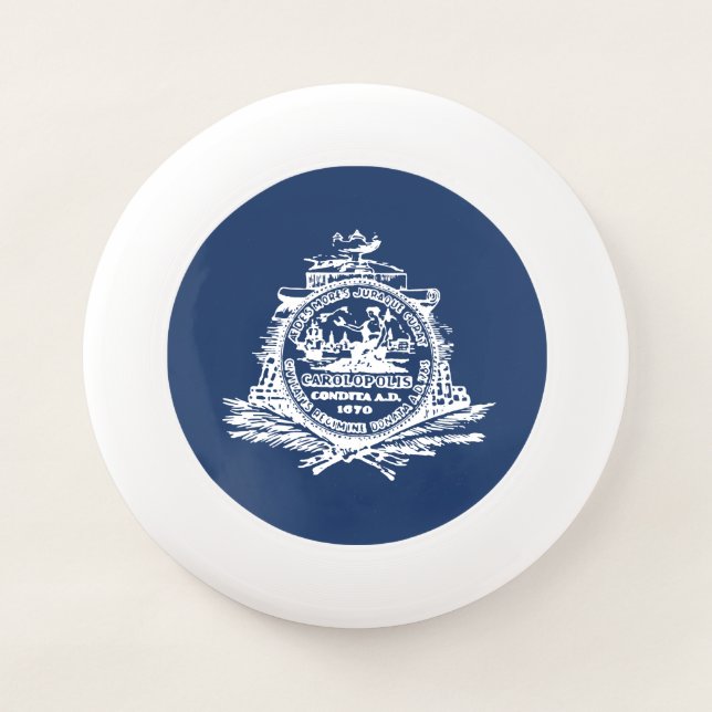 Flag of Charleston, South Carolina Wham-O Frisbee (Front)