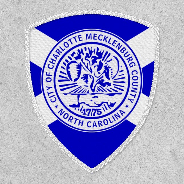 Flag of Charlotte, NC Patch (Front)