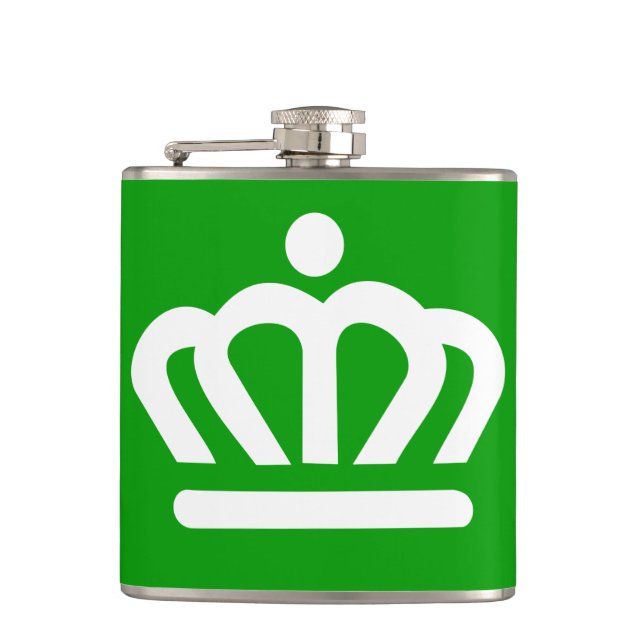 Flag of Charlotte, North Carolina Flask (Front)