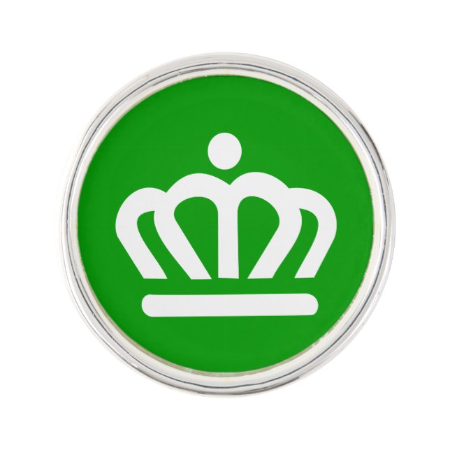 Flag of Charlotte, North Carolina Lapel Pin (Front)