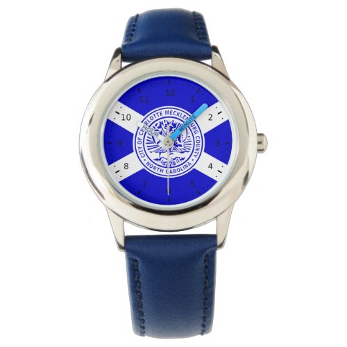 Flag of Charlotte North Carolina Watch