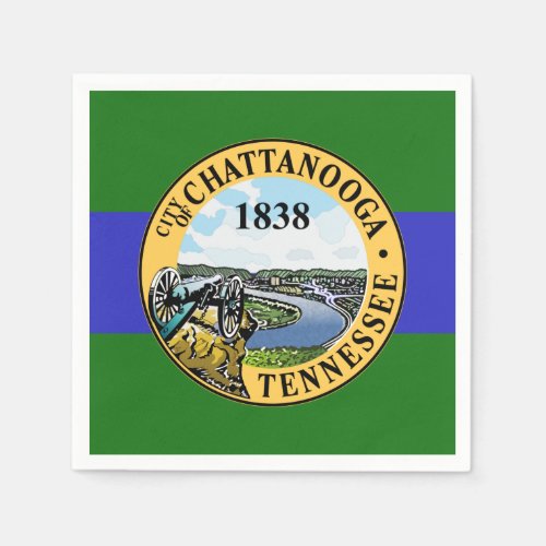 Flag of Chattanooga Tennessee Napkins