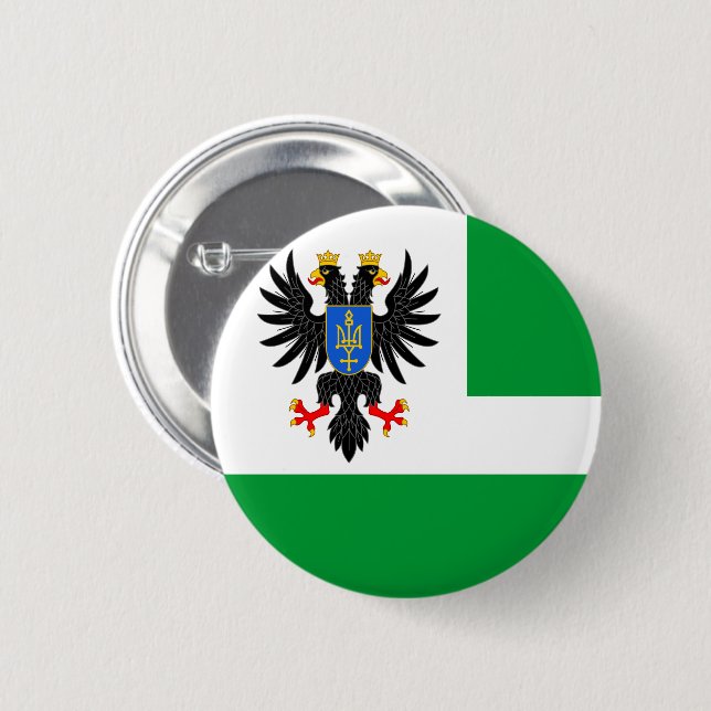 Flag of Chernihiv Oblast Button (Front & Back)