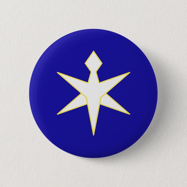 Flag of Chiba Prefecture, Japan Button (Front)