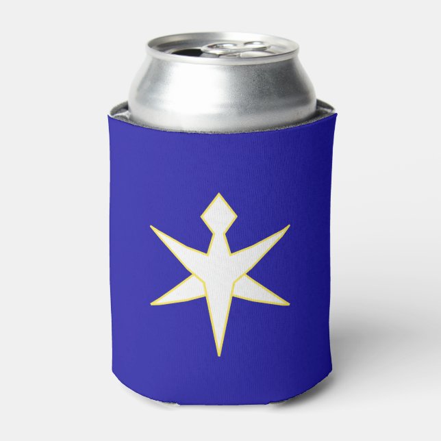 Flag of Chiba Prefecture, Japan Can Cooler (Can Front)
