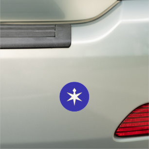 Flag of Chiba Prefecture, Japan Car Magnet