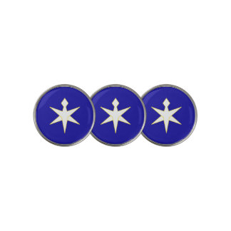Flag of Chiba Prefecture, Japan Golf Ball Marker