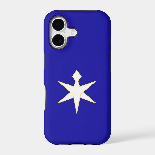 Flag of Chiba Prefecture, Japan iPhone Case (Back)
