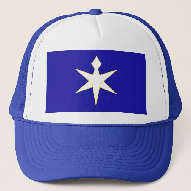 Flag of Chiba Prefecture, Japan Trucker Hat (Front)