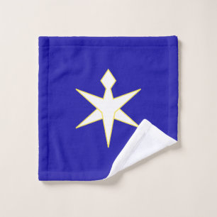 Flag of Chiba Prefecture, Japan Wash Cloth