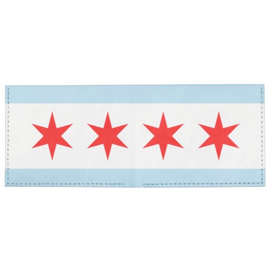 Flag of Chicago Billfold Wallet (Flat)