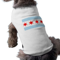 Flag of Chicago Dog t shirt