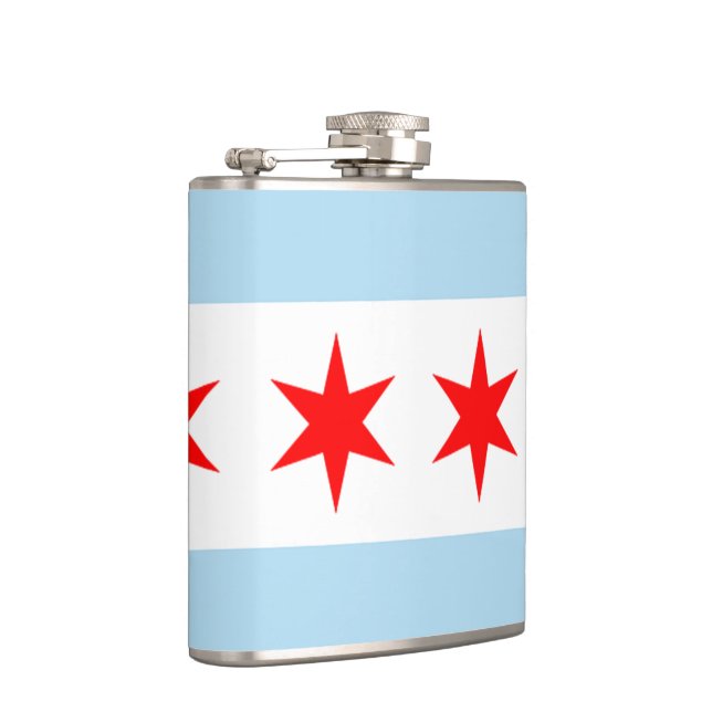 Flag of Chicago Flask (Right)