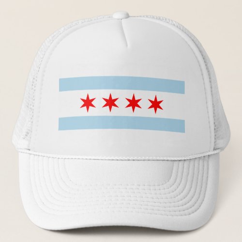 Flag of Chicago Illinois Hat