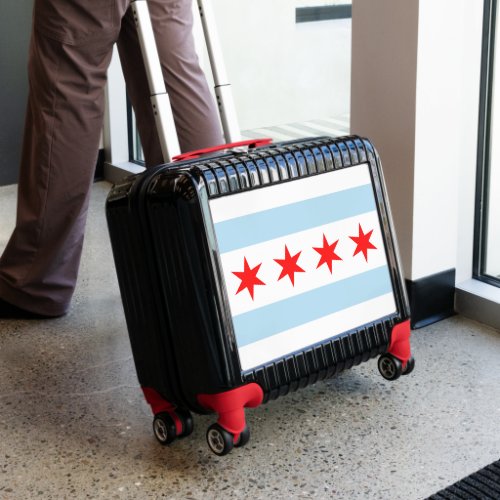 Flag of Chicago Illinois Luggage