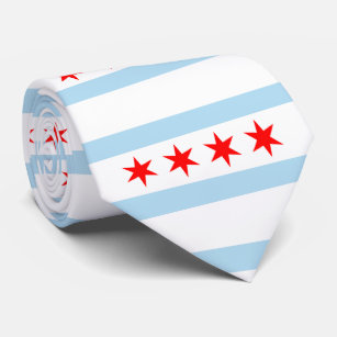 Flag of Chicago, Illinois Neck Tie