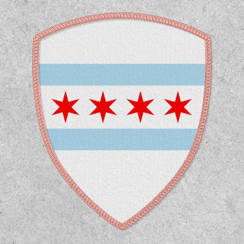 Flag of Chicago Illinois Patch