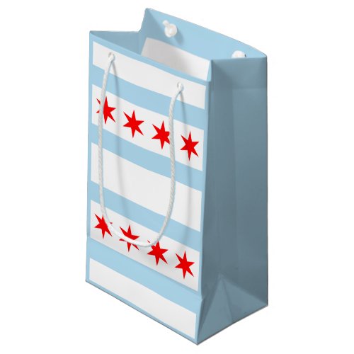 Flag of Chicago Illinois Small Gift Bag