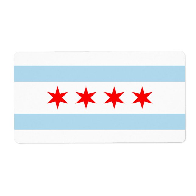 Flag of Chicago Label (Front)
