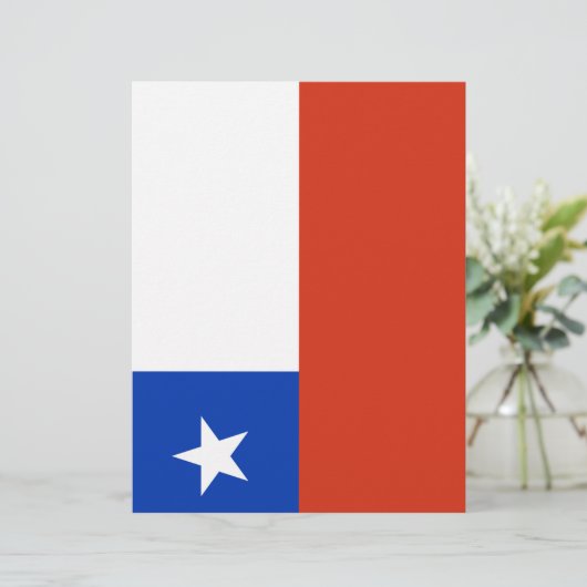 Flag of Chile (Standing Front)