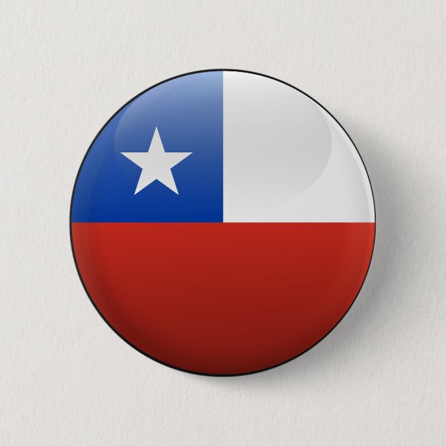 Flag of Chile Button (Front)
