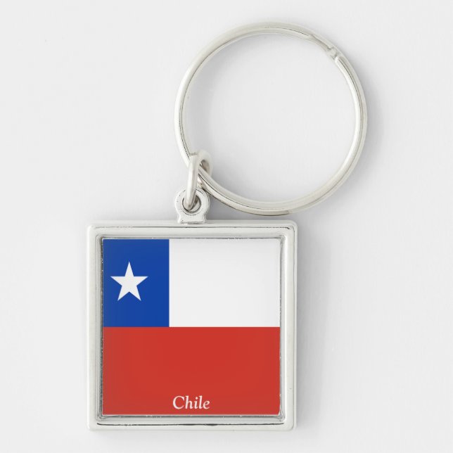 Flag of Chile Keychain (Front)