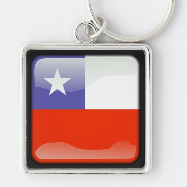 Flag of Chile Keychain (Front)
