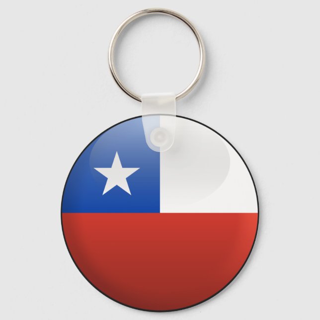 Flag of Chile Keychain (Front)