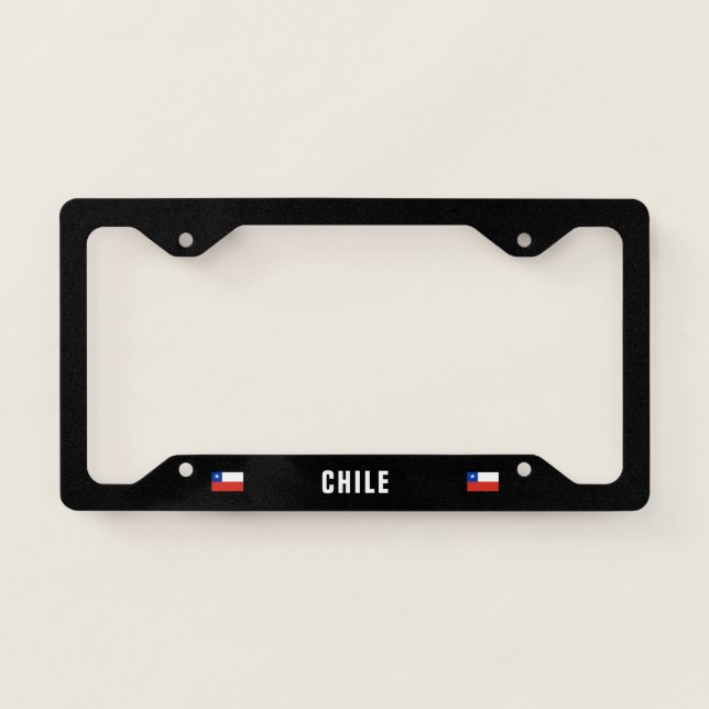 Flag of Chile License Plate Frame (Front)