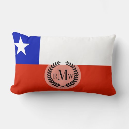 Flag of Chile Lumbar Pillow