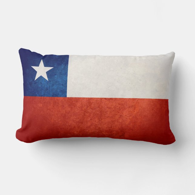 Flag of Chile Lumbar Pillow (Front)