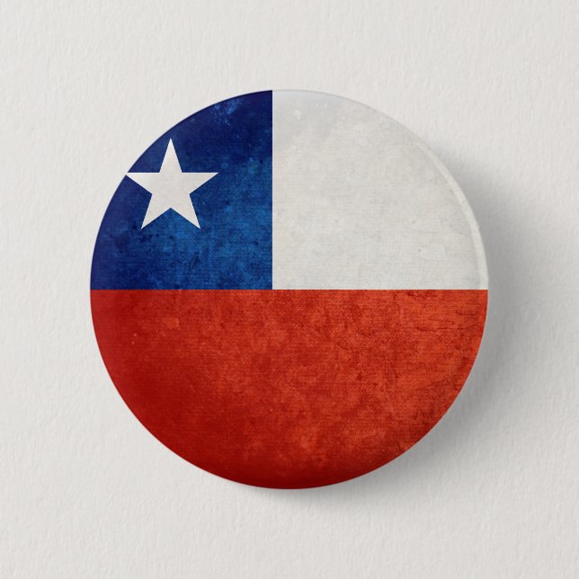 Flag of Chile Pinback Button (Front)