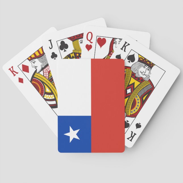 Flag of Chile Poker Cards (Back)