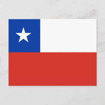 Flag Of Chile Postcard by kfleming1986 at Zazzle