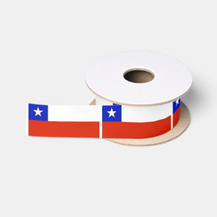 Flag of Chile Satin Ribbon