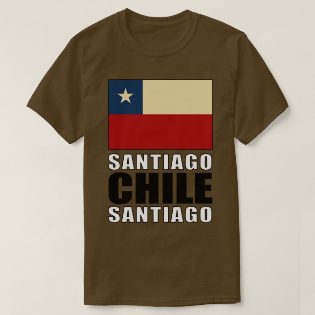 Flag of Chile T-Shirt (Design Front)